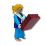 Cesta de mimbre caoba A