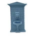 Fuente de agua pared alta A