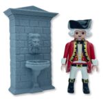 Fuente de agua pared alta A