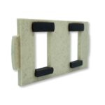 Pared con doble ventana recta pequeña 80×40 B