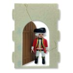 Pared con puerta curva 80x120mm A