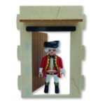 Pared con puerta recta 80x120mm A