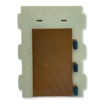 Pared con puerta recta 80x120mm A