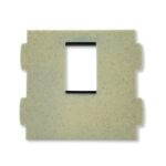 Pared con ventana recta mediana lisa 80×80 A