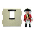 Pared con ventana recta mediana lisa 80×80 A