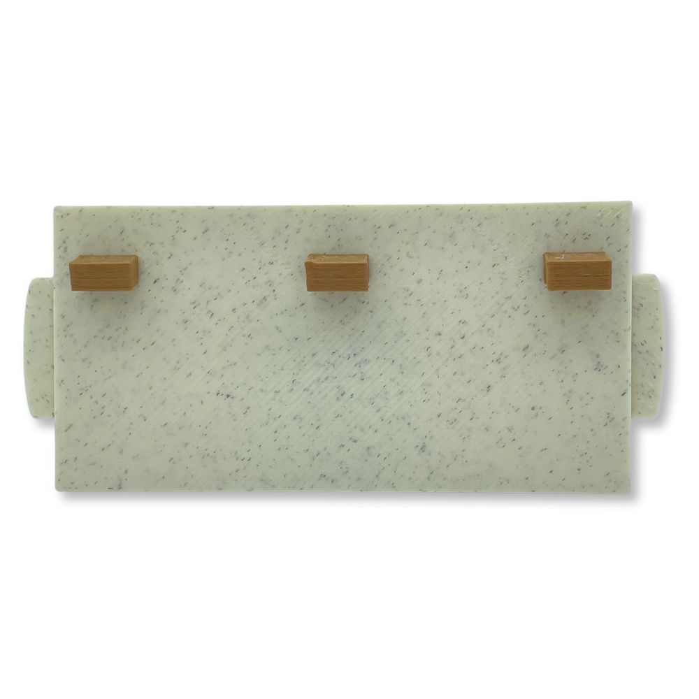 Pared lisa con vigas 80x40mm