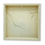 Tejado almena cuadrada con voladizo y grieta 100×100 A