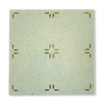 Tejado almenado con voladizo y grieta 106x106mm A