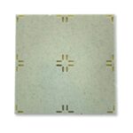 Tejado básico con grieta sin voladizo 100x100mm A