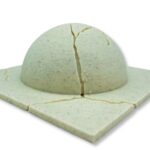 Tejado semiesfera con grieta sin voladizo 100x100mm A