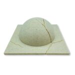 Tejado semiesfera con grieta sin voladizo 100x100mm A