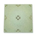 Tejado semiesfera con voladizo y grieta 106x106mm A