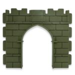 Arco gótico con relieve grande A