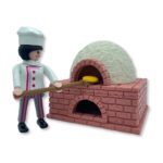 Horno de leña con ladrillos A