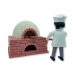 Horno de leña con ladrillos A