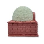 Horno de leña con ladrillos A