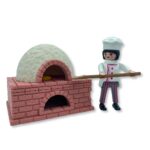 Horno de leña con ladrillos A