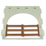 Pared con arco extra grande vallas establo A