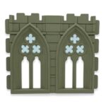 Ventana gótica doble con 3 óculos A