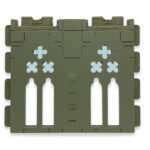 Ventana gótica doble con 3 óculos A