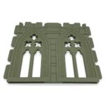 Ventana gótica doble con 3 óculos A