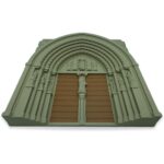 Gran puerta gótica catedral A