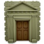 Gran puerta tímpano romana A