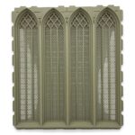 Gran ventana gótica con rejilla A