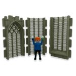 Ventana gótica con rejilla extensible A