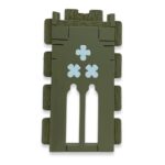 Ventana gótica con tres óculos A