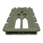 Ventana gótica con tres óculos A