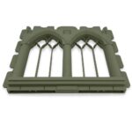 Ventana gótica doble fina A